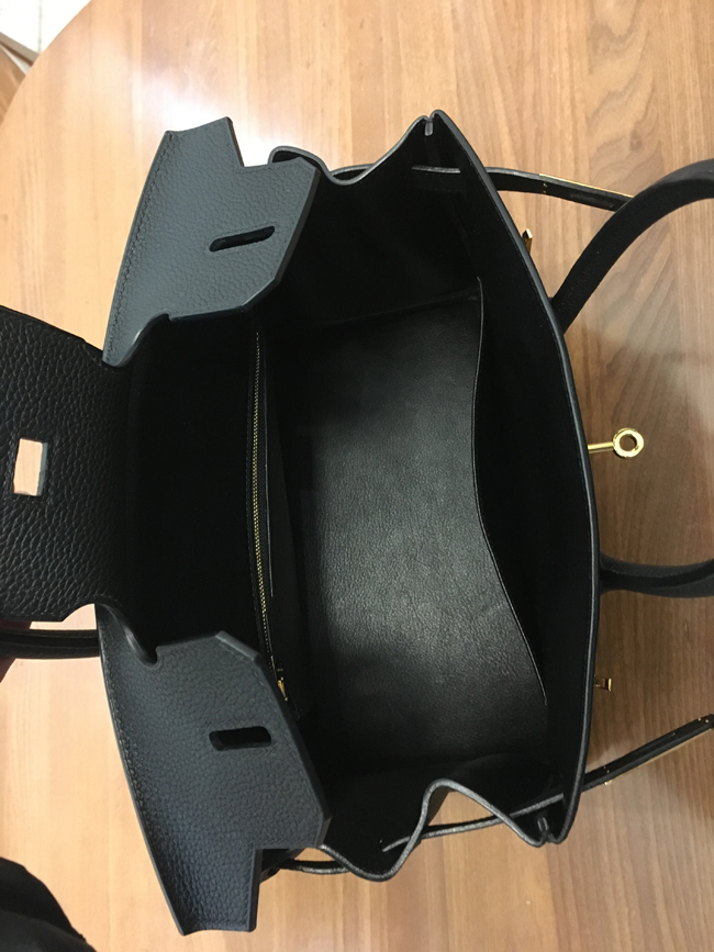 エルメス バーキン30 ブラック トゴ ゴールド金具