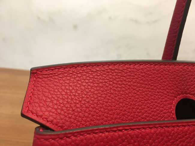 エルメス バーキン30 ルージュガランス トゴ ゴールド金具