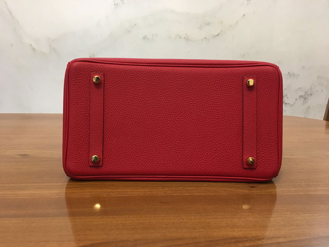 エルメス バーキン30 ルージュガランス トゴ ゴールド金具