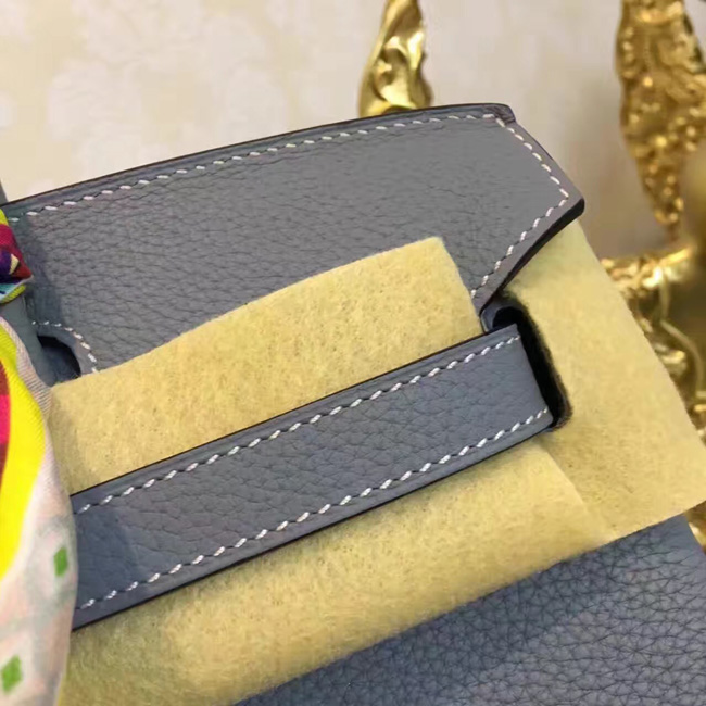エルメス　バーキン30　ブルーラン　トゴ　ゴールド金具