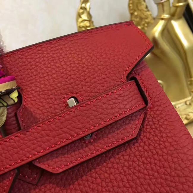 エルメス　バーキン30　ルージュアッシュ　トゴ　シルバー金具