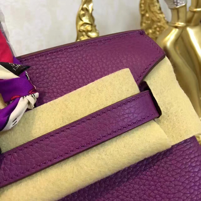 エルメス　バーキン30　アネモネ　トゴ　シルバー金具