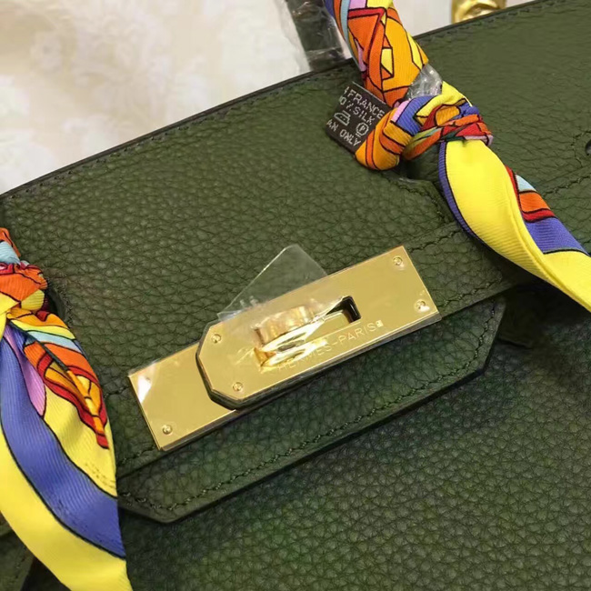 エルメス　バーキン30　ヴェールアングレ　トゴ　ゴールド金具