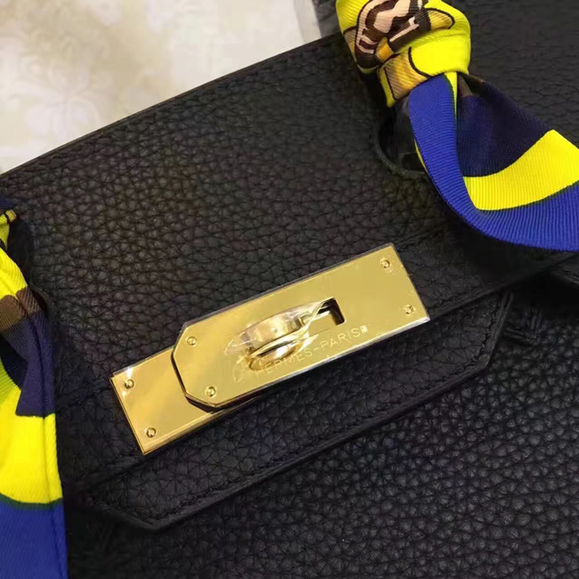 エルメス　バーキン30　クロ　トゴ　ゴールド金具