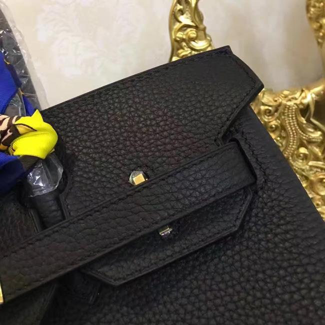 エルメス　バーキン30　クロ　トゴ　ゴールド金具