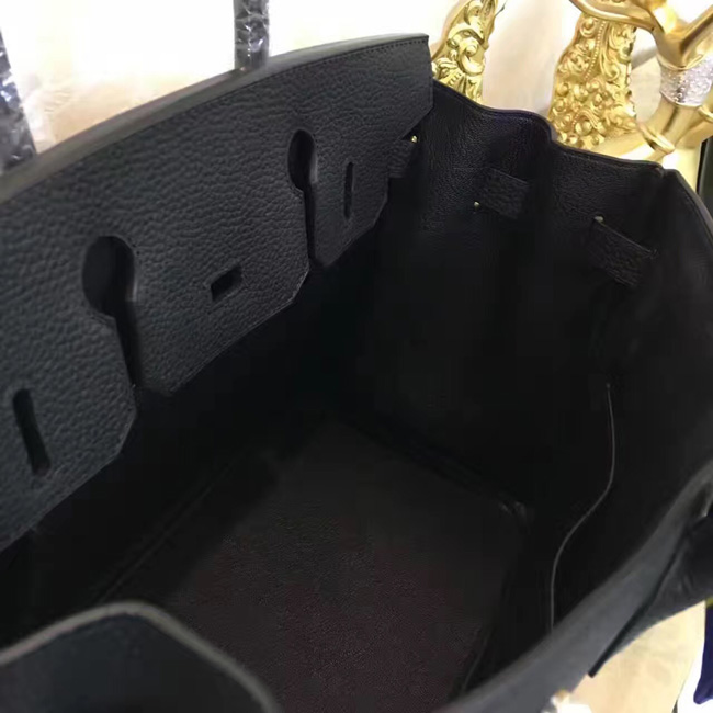 エルメス　バーキン30　クロ　トゴ　ゴールド金具