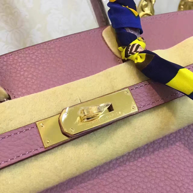 エルメス　バーキン30　グリシーヌ　トゴ　ゴールド金具