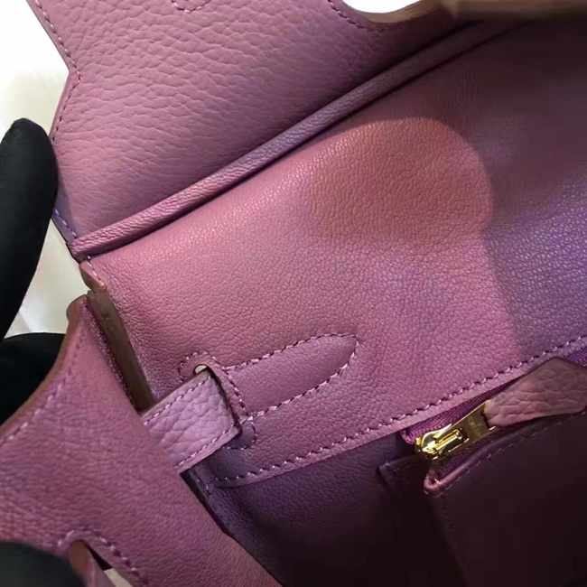 エルメス　バーキン30　グリシーヌ　トゴ　ゴールド金具