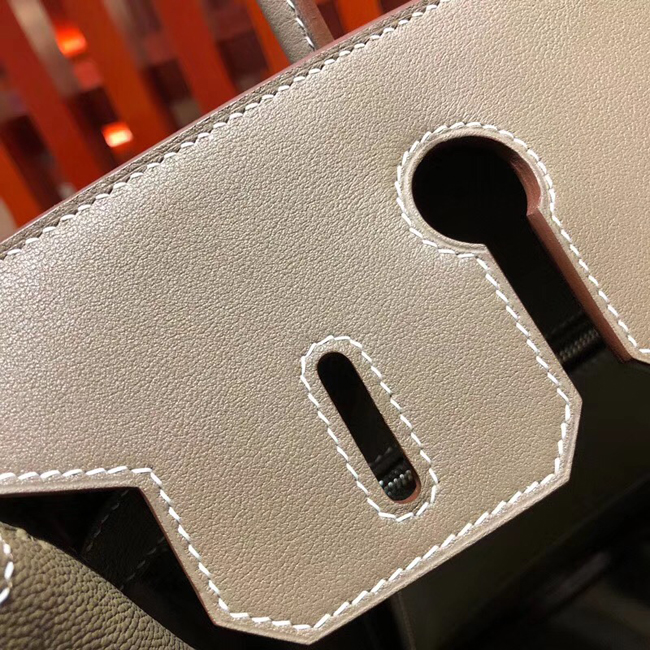 エルメス バーキン30 エトゥープ スイフト シルバー金具