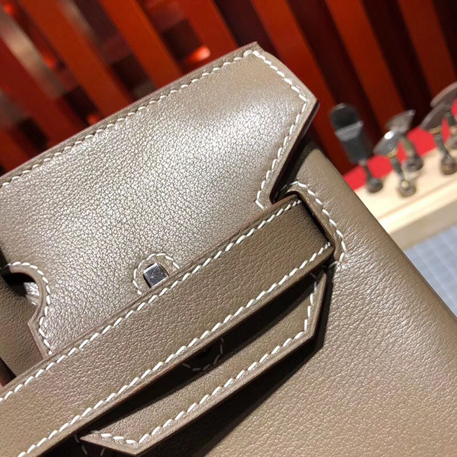 エルメス バーキン30 エトゥープ スイフト シルバー金具