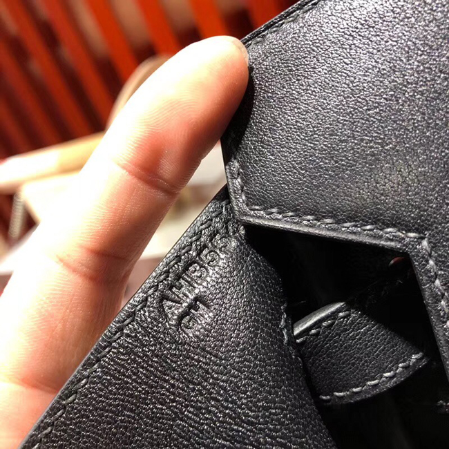 エルメス バーキン30 ブラック スイフト シルバー金具