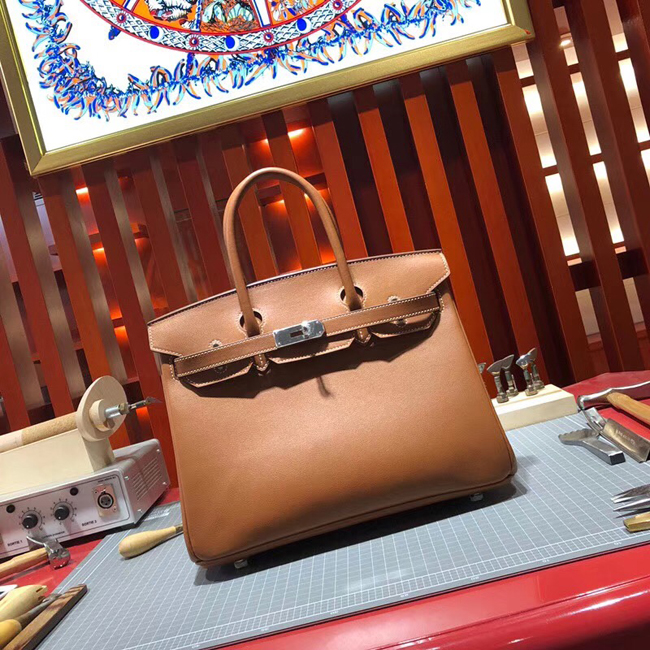 エルメス バーキン30 ゴールド スイフト シルバー金具
