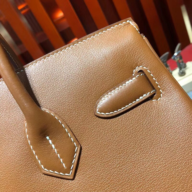 エルメス バーキン30 ゴールド スイフト シルバー金具