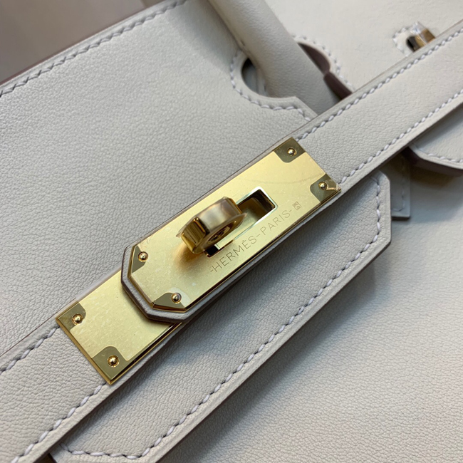 エルメス バーキン30 パールグレー スイフト ゴールド金具