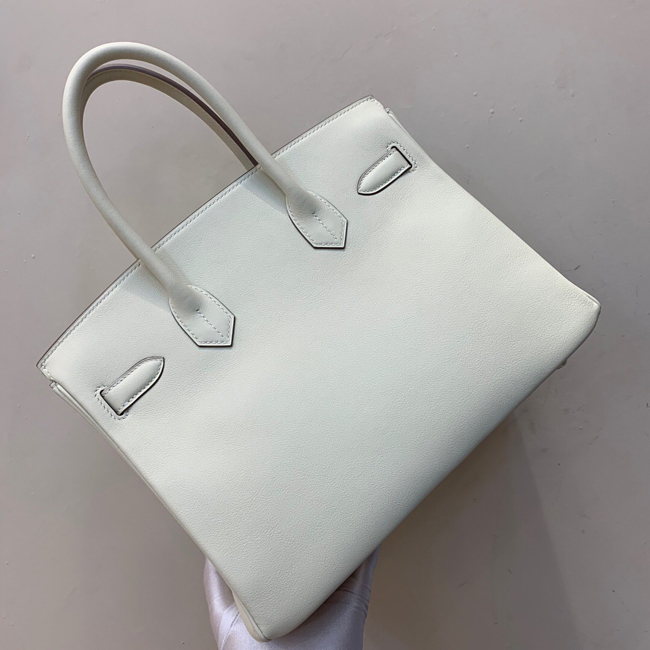 エルメス バーキン30 パールグレー スイフト ゴールド金具