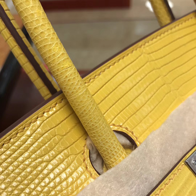 エルメス バーキン30 ソレイユ リザード シルバー金具