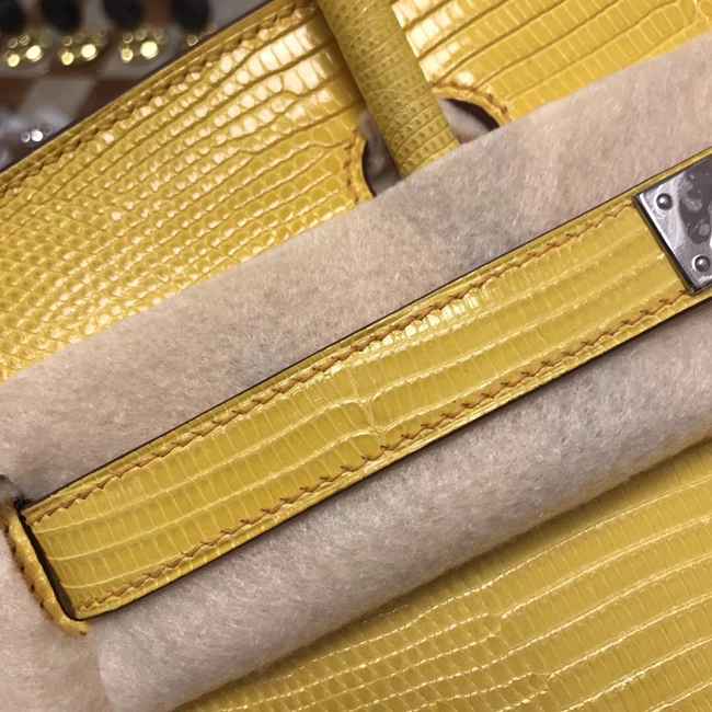 エルメス バーキン30 ソレイユ リザード シルバー金具