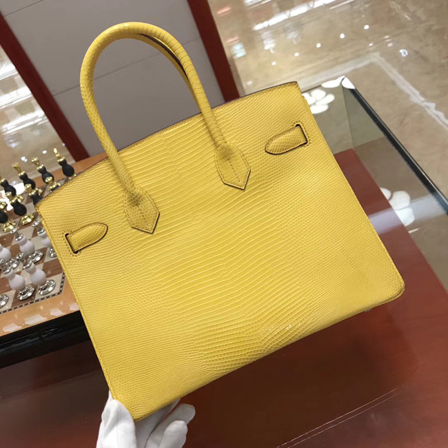 エルメス バーキン30 ソレイユ リザード シルバー金具