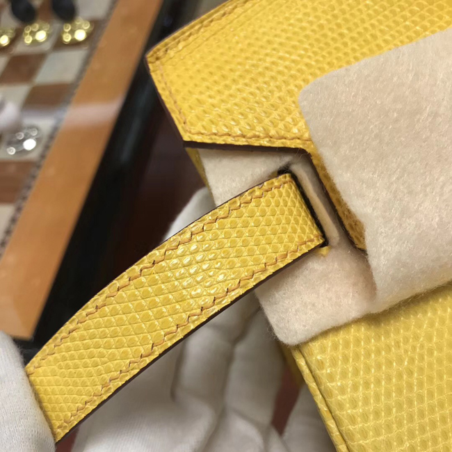エルメス バーキン30 ソレイユ リザード シルバー金具