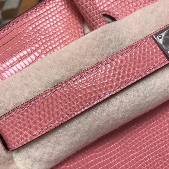 エルメス バーキン30 ローズコンフェッティ リザード シルバー金具