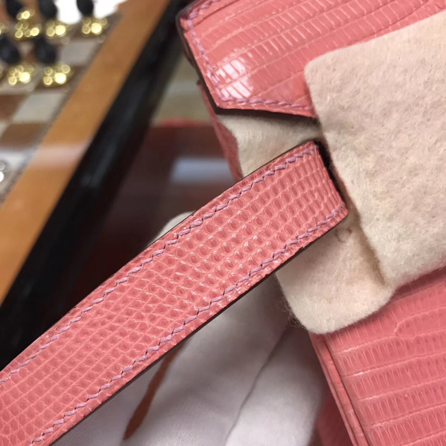 エルメス バーキン30 ローズコンフェッティ リザード シルバー金具