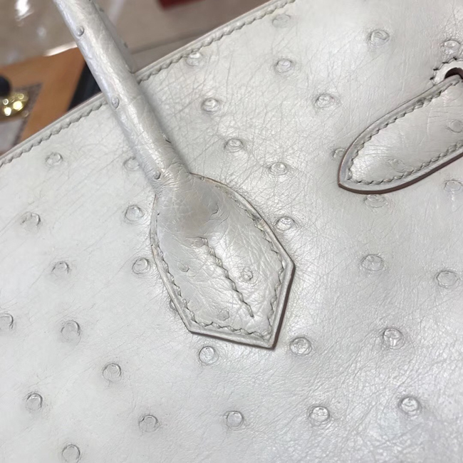 エルメス バーキン30 クレ オーストリッチ ゴールド金具