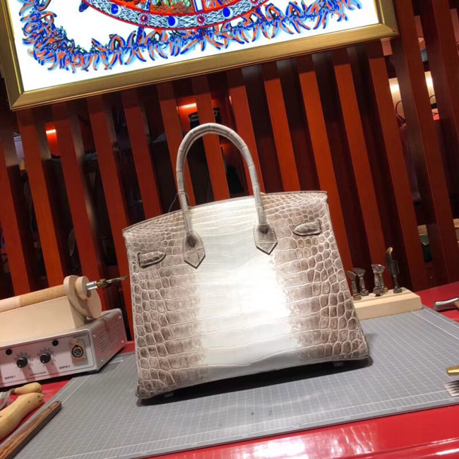 エルメス バーキン30 ヒマラヤ クロコダイル ニロティカスマット シルバー金具