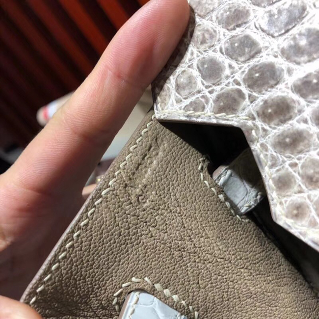 エルメス バーキン30 ヒマラヤ クロコダイル ニロティカスマット シルバー金具