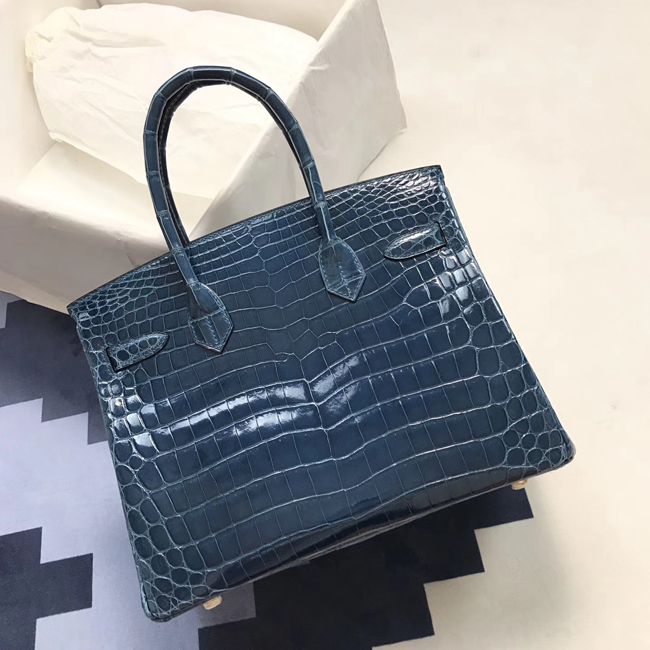 エルメス バーキン30 コルヴェール クロコダイル ニロティカス ゴールド金具