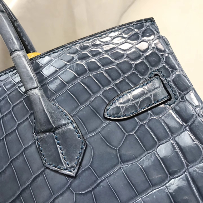 エルメス バーキン30 ブルーオラージュ クロコダイル ニロティカス ゴールド金具