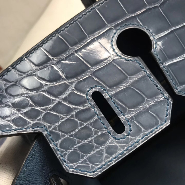 エルメス バーキン30 ブルーオラージュ クロコダイル ニロティカス ゴールド金具