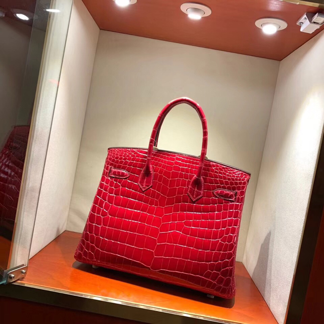 エルメス バーキン30 ブレイズ クロコダイル ニロティカス ゴールド金具