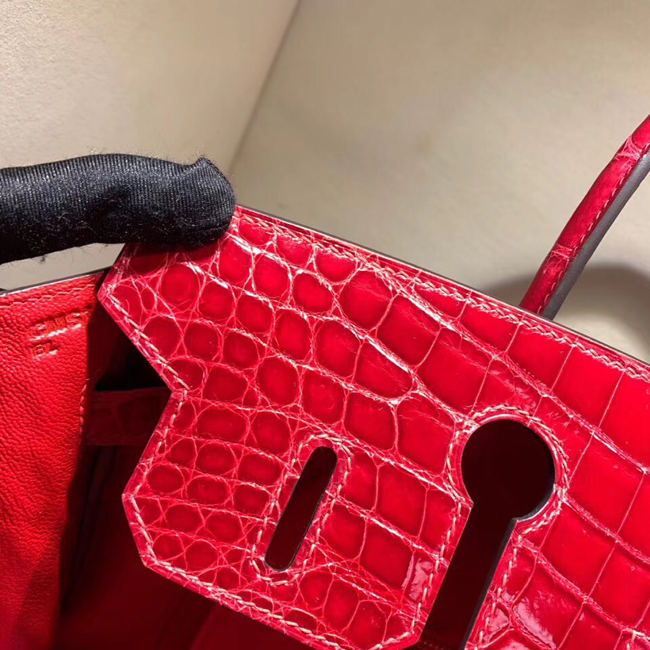 エルメス バーキン30 ブレイズ クロコダイル ニロティカス ゴールド金具
