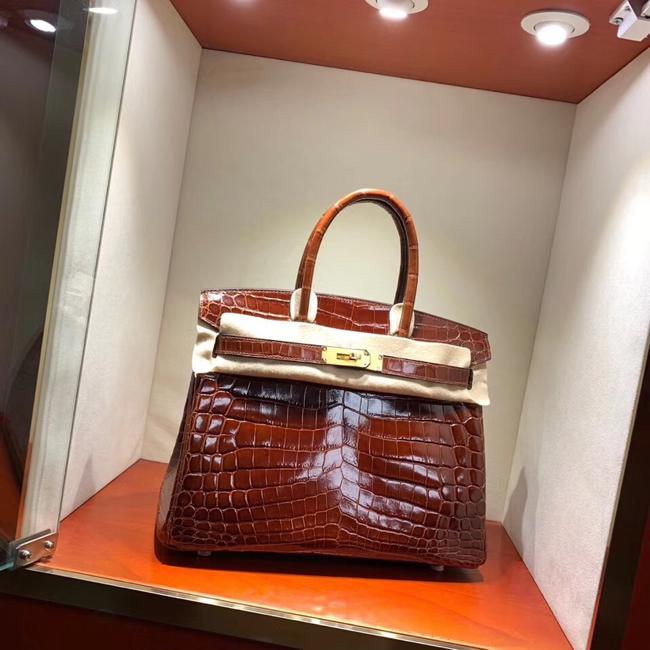 エルメス バーキン30 ミール クロコダイル ニロティカス ゴールド金具
