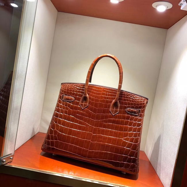 エルメス バーキン30 ミール クロコダイル ニロティカス ゴールド金具