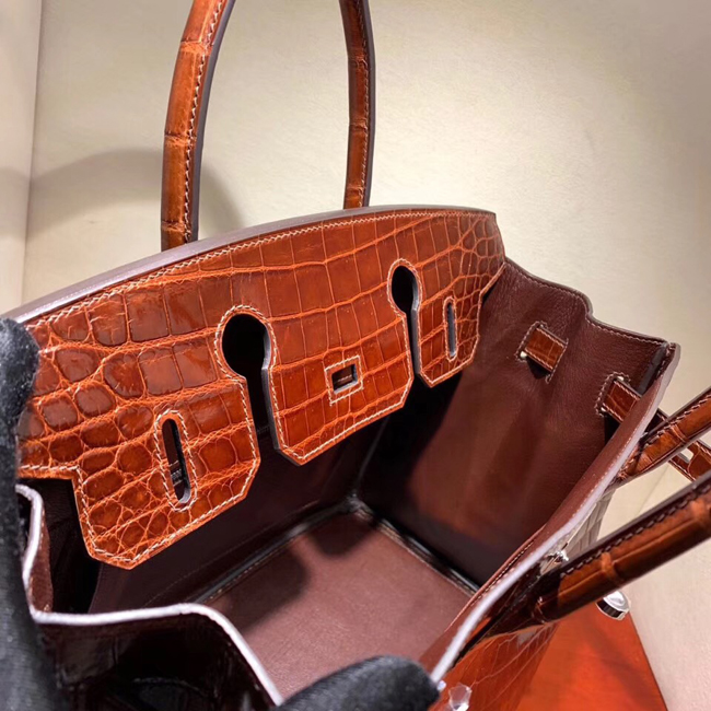 エルメス バーキン30 ミール クロコダイル ニロティカス シルバー金具