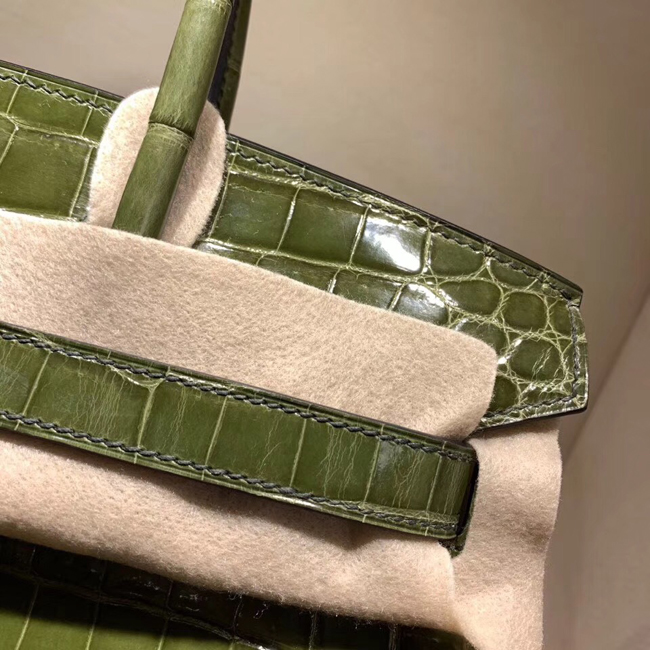 エルメス バーキン30 カノピ クロコダイル ニロティカス シルバー金具
