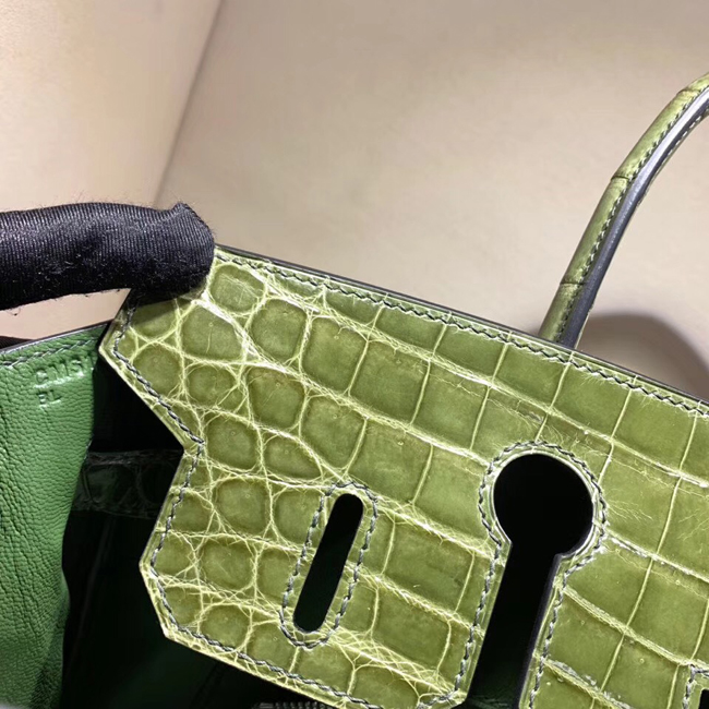 エルメス バーキン30 カノピ クロコダイル ニロティカス シルバー金具