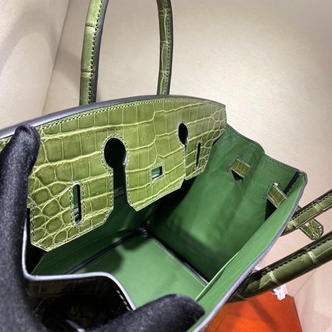 エルメス バーキン30 カノピ クロコダイル ニロティカス シルバー金具