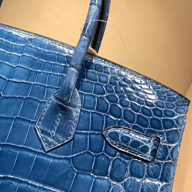 エルメス バーキン30 ミコノス クロコダイル ニロティカス シルバー金具