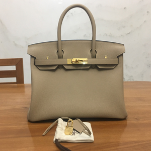 エルメス バーキン30 トゥルティエールグレー トゴ ゴールド金具