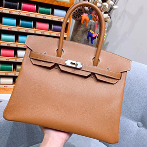 エルメス バーキン30 ゴールド ヴォーエプソン シルバー金具