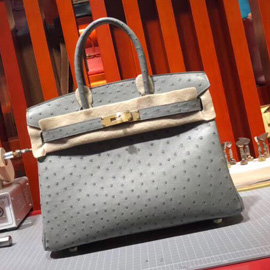 エルメス バーキン30 エタン オーストリッチ ゴールド金具