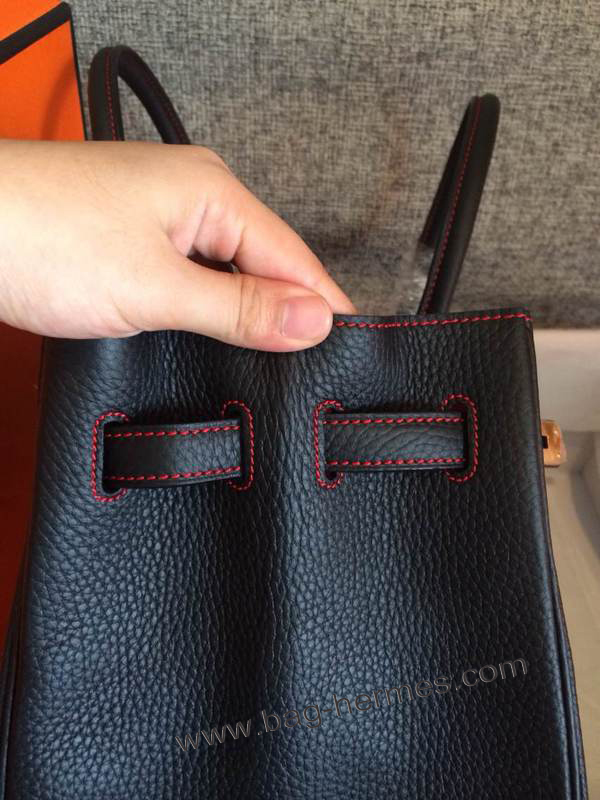 エルメス バーキン35 ブラック トゴ ゴールド金具