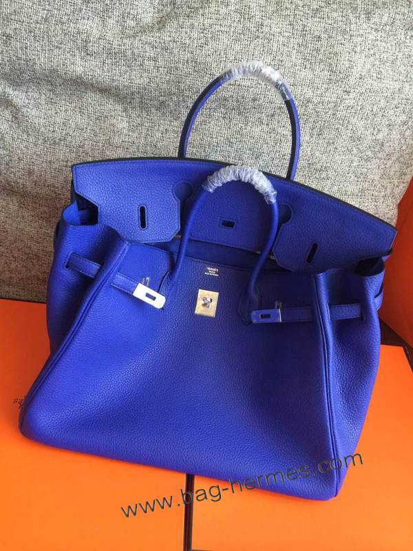 エルメス バーキン35 ミコノス トゴ シルバー金具