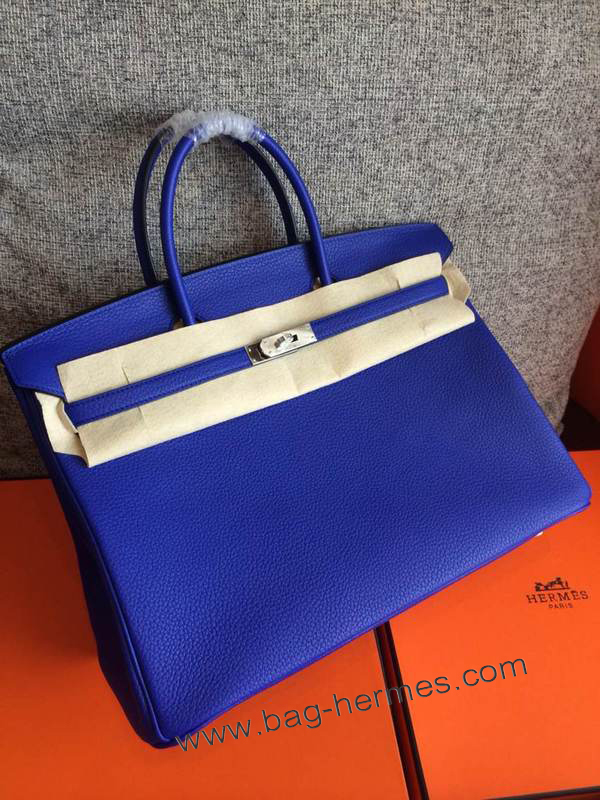 エルメス バーキン35 ミコノス トゴ シルバー金具