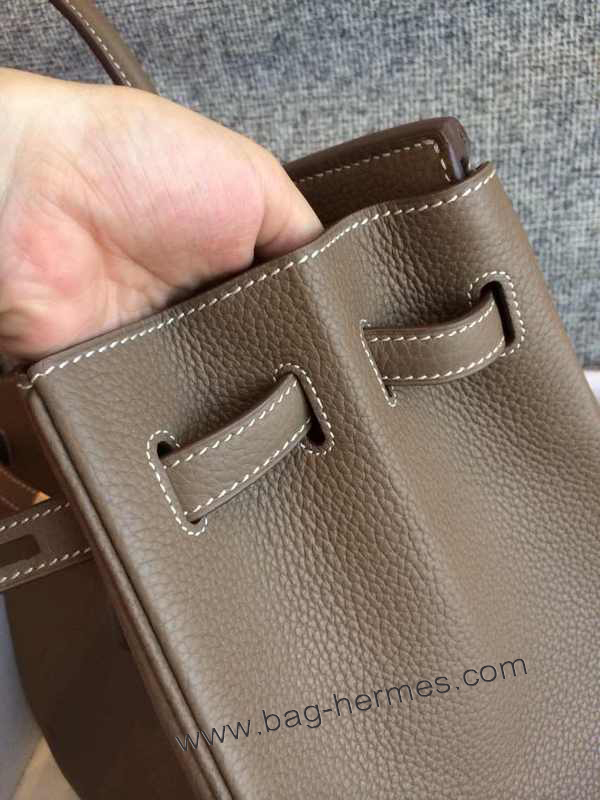 エルメス バーキン35 エトゥープ トゴ ゴールド金具