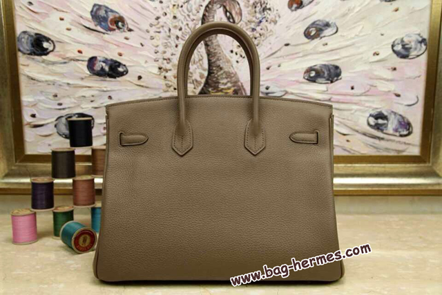 エルメス バーキン35 トゥルティエールグレー トゴ ゴールド金具