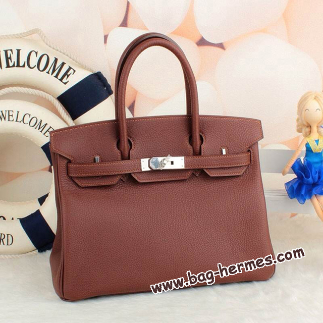 エルメス バーキン35 ボルドー トゴ シルバー金具
