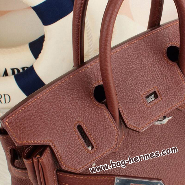エルメス バーキン35 ボルドー トゴ シルバー金具